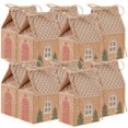 thumbnail image 1 of LEEYNEER Boîtes à Friandises en Carton 3D Maison de Noël Boîtes en Papier Cadeaux de Noël, 1 of 7