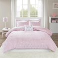 thumbnail image 2 of Pemberly Row Polyester Printed Brushed Comforter Set in Pink Blush, 2 of 11