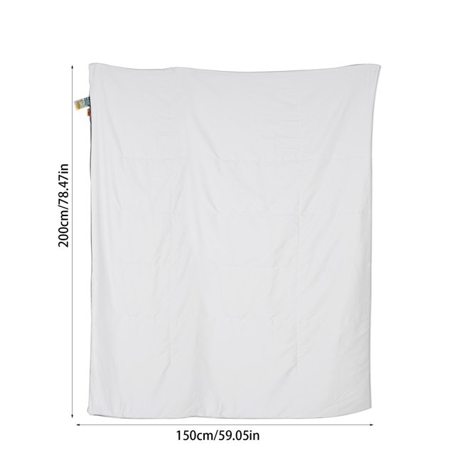 Machine Washable Quilt 79x59in Lightweight All Season Cooling Cover Air Conditioning Companion White