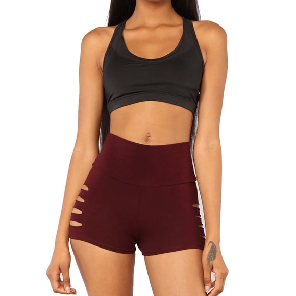 Womenâs Athletic Gym Workout Fitness Yoga Leggings Briefs Sexy Sports Shorts