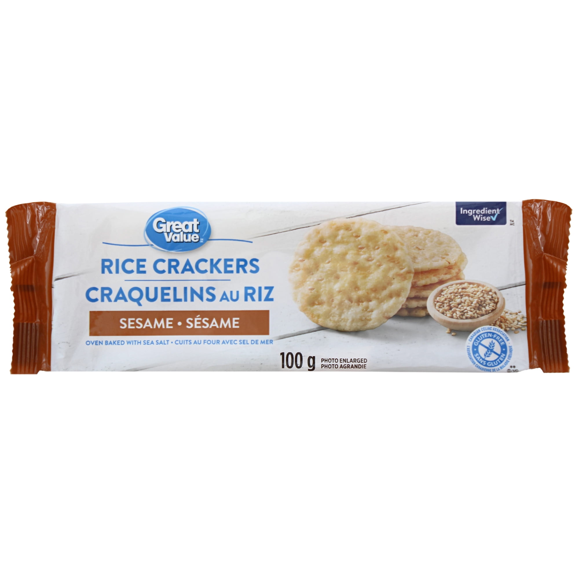 Great Value Sesame Rice Crackers