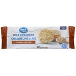 Great Value Sesame Rice Crackers