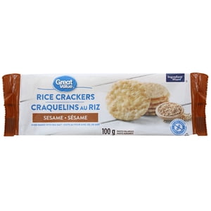 Great Value Sesame Crackers de riz