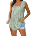 thumbnail image 2 of Birdeem T-Shirt Mode Femme Imprimé Confortable Ample Sans Manches, 2 of 12