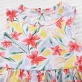 thumbnail image 4 of Yanlir Robe d'Été Sans Manches à Encolure Ronde pour Tout-Petites Filles 1-7 Ans, Robe Décontractée à Imprimé Graphique pour Adorable (Multicolore#4, 4 Ans), 4 of 7