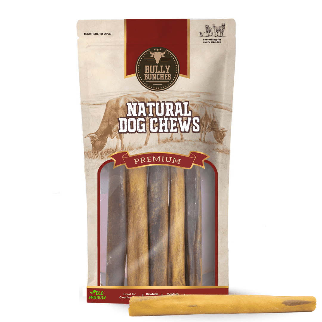 Bully Bunches 5-6" Beef Collagen Chews All Natural Grain Free Dental Treats 5 Pack