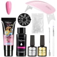 thumbnail image 1 of Manicure Tools Set 15ml Nail Glue Slip Solution Base&Top Coat UV Nail Lamp Nail Molds, 1 of 8