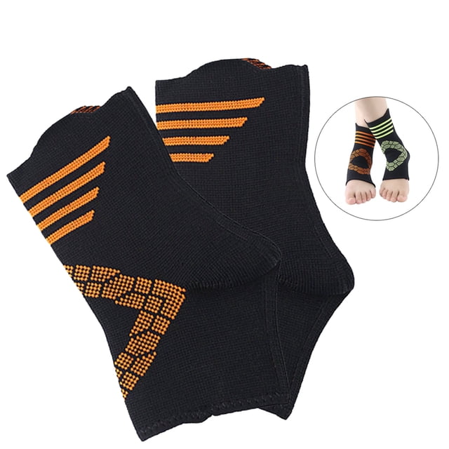 1 Pair Ankle Brace Unisex Elastic Ankle Sprain Support Ankle Compression Sleeve