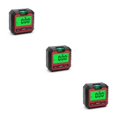 thumbnail image 3 of Shengyu 1/2/3 Level Box Protractor 490° Levels Gauge Bevel Gauges with Magnetic Base Electronic Angle Protractors Measuring Tools Red/Type 2 3PCS, 3 of 6