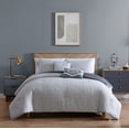 thumbnail image 1 of Hometrends Flynn Waffle 5 piece Comforter Set, 1 of 8