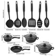 thumbnail image 3 of ZZkhGO 13 Piece Non Stick Cookware Set, Soup Pot Frying Pan Spatula Kit, Maifan Stone Coating Kitchen Pots Pans, 3 of 6