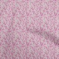 thumbnail image 1 of oneOone Cotton Poplin Fuschia Pink Fabric Floral Craft Projects Decor Fabric Printed By The Yard 42 Inch Wide, 1 of 4