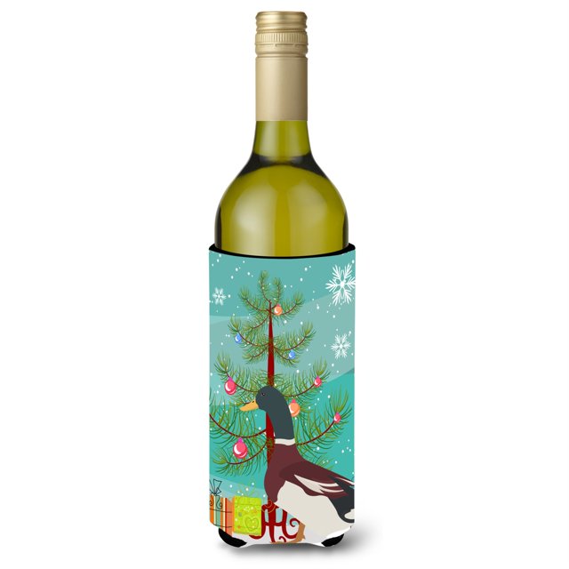 Caroline's Treasures Rouen Duck Christmas Decorative Bottle Hugger 750ml Multicolor""