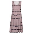 thumbnail image 5 of SMihono Robes d'Été Bohémiennes pour Femmes Grande Taille Mode Décontractée Aguichant Col Carré Imprimé Robes d'Été Sans Manches Robe Chandail, 5 of 5