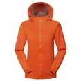 thumbnail image 1 of Veste Courte Femme Unie Pluie Extérieur Plus Imperméable à Capuche Coupe-Vent Veste Manteau Veste pour Femmes en Liquidation, 1 of 2