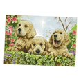 thumbnail image 1 of veasfak Stamped Cross Stitch Kits Embroidery Kits 11 Count Pre-printed Cloth - Dog,, 1 of 9