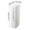 thumbnail image 2 of Salle de Bain Compacte avec Porte-Brosse de Toilette Intégré au Design Compact, Économise-Espace, Anti-Odeurs pour Poubelle, Sacs Taille A, Sacs à Feuilles, Doublures de Poubelle Transparentes Réutilisables, Petits Sacs avec Cordon de Serrage Simply Human J, 2 of 3