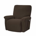 thumbnail image 1 of WRXMIJNHGSA Sofa Cover Under $30 Super Stretch Recliner Cover Recliner Couch Covers Recliner Chair Cover Form Fitted Non Slip Reclining Slipcovers For Standard Large Recliner Soft Thick, 1 of 7