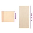 thumbnail image 4 of vidaXL Filet de Confidentialité HDPE 2x25 m Beige, 4 of 4