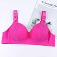 thumbnail image 2 of fheaev Everyday Bras for Women Light Padded Bras Comfortable Wireless Bras with Soft Support Regular And Plus Size Bras with Adjustable Shoulder Strap Tshirt Push Up Bralettes, 2 of 4