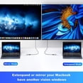 thumbnail image 3 of USB-C Digital AV Multiport Adapter, Apple MFi Certified Digital AV Dongle with HDMI 4K@60Hz & USB-A 3.0 & 100W Charge for iPhone 15, MacBook Pro Air M1 M2 M3, iPad Pro, iMac, Samsung S24 and More, 3 of 7