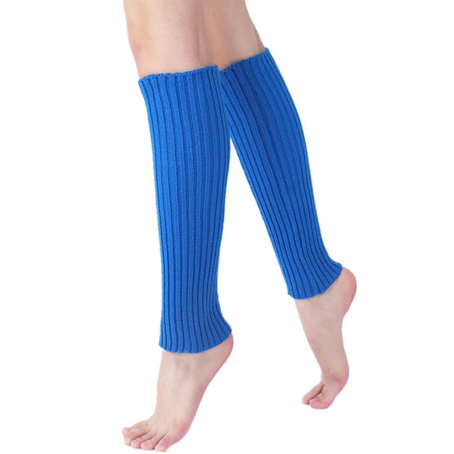 Shengyu 2pack/lot 90s leg warmer Warmth All Keep Fashinable 2pieces Colorful And For All Trendy Occasions Texture Match Klein Blue 1 1Set