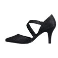 thumbnail image 1 of Womens Banquet Slim High Heel Side Space Professional Formal Sleeve Shoes, 1 of 9