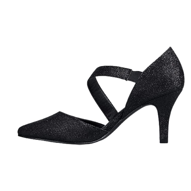 Womens Banquet Slim High Heel Side Space Professional Formal Sleeve Shoes