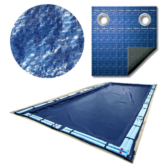 Swimline Hydrotools Super Guard Winter Cover for 16x36Ft Inground Swimming Pools