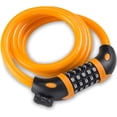 thumbnail image 2 of Opaza Bike Lock with 5-Digit Code, 1.2M/4FT Bicycle Combination Cable Lock Lightweight & Security Bike Chain Lock for Bicycle, Mountain Bike, Electric Bike,Scooter, 2 of 7