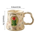 thumbnail image 3 of PALIFEUR Kitchen Gadgets Ceramic Mug Ladies' High-value Home Coffee Cup Exquisite Milk Cup Breakfast Cup, 3 of 7