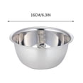 thumbnail image 1 of Czzoypi Heavy Duty Stainless Steel Mixing Bowls Set, Large Capacity Thickened Rust-Proof Soup Basin, Multi-Purpose Kitchen Prep Bowls for Baking Cooking Mixing Marinating, Camping Picnic BBQ Serving, 1 of 2