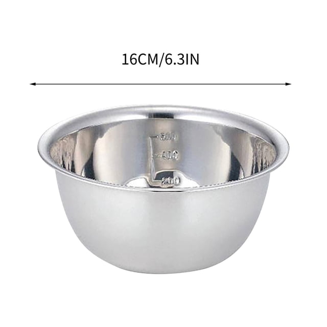Czzoypi Heavy Duty Stainless Steel Mixing Bowls Set, Large Capacity Thickened Rust-Proof Soup Basin, Multi-Purpose Kitchen Prep Bowls for Baking Cooking Mixing Marinating, Camping Picnic BBQ Serving