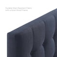 thumbnail image 3 of Modway Emily King Upholstered Polyester Fabric Headboard in Navy, 3 of 8