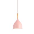 thumbnail image 1 of Minimalism Wood Metal Pendant Light, Nordic Style Colorful Pendant Lamp, Modern Farmhouse Pendant Lighting, Pendant Light Fixture for Over Kitchen Island Dining Room Table Entrance, 1 of 7