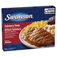 thumbnail image 2 of Swanson Salisbury Steak Frozen Dinner, Salisbury Beef Steakettes with Gravy, Mashed Potatoes, Corn with a Brownie, Salisbury Steak Frozen Meal, 345 g, 2 of 6