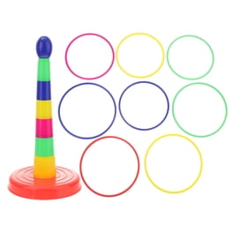 Jeu de lancer d'anneaux pour enfants - Anneaux en plastique - Cadeaux