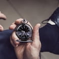 thumbnail image 3 of Montre de Poche Simple Rétro Romantique à Double Affichage Montre à Quartz, 3 of 8