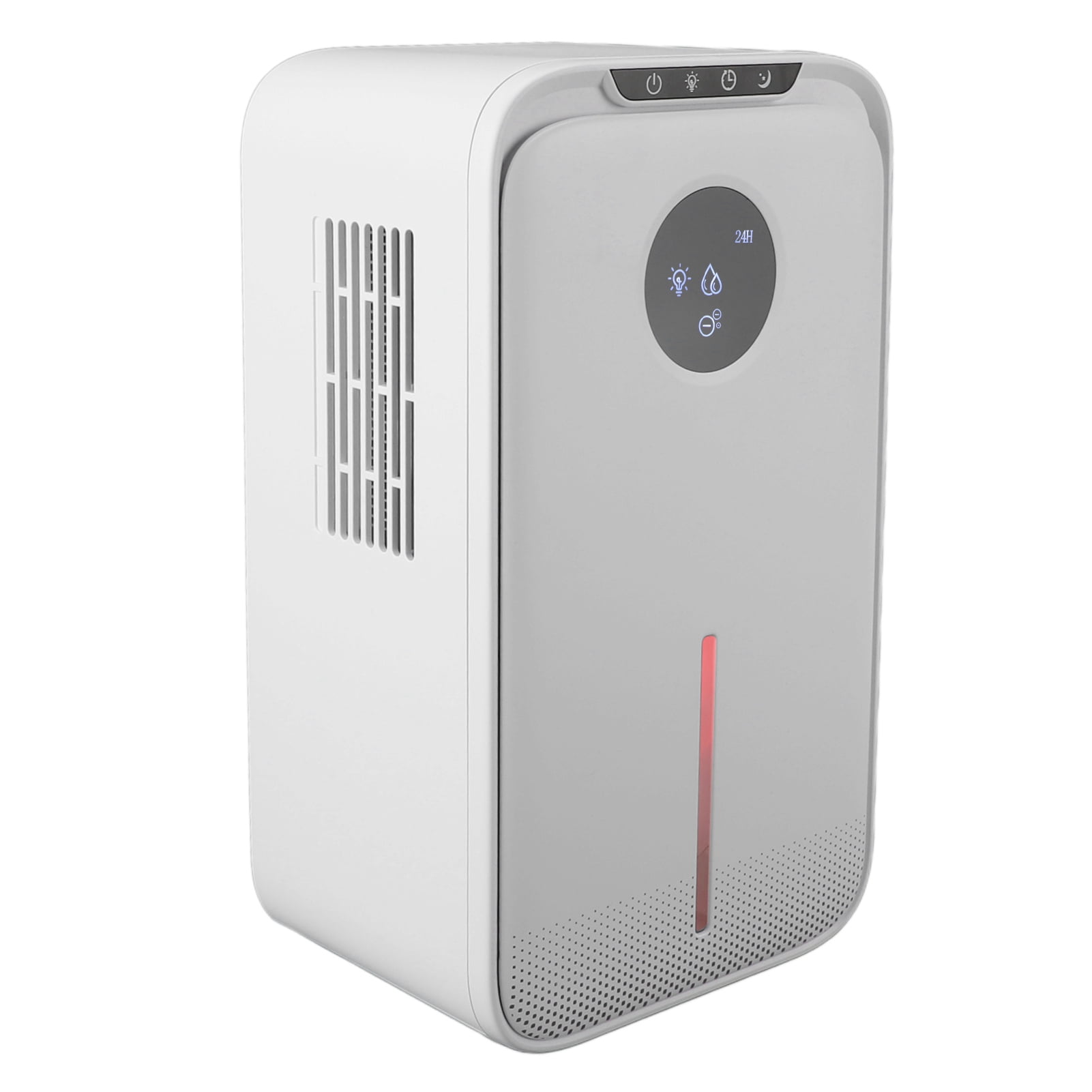 Quiet Dehumidifier, Auto Shut Off Home Dehumidifier with PET Filter Drain Hose, 2.5L Water Tank 1.2L D, for Bedroom Basement RV