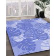 thumbnail image 2 of Ahgly Company Tapis d'Intérieur Rectangulaire à Motifs Ruban Bleu, 7 Pieds x 9 Pieds, 2 of 6