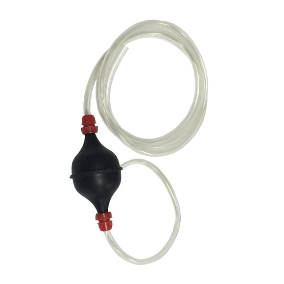 WirthCo Siphon Pump 32469 For Use With Oil/Gas/Water/Other Common Liquids; Manual; Black Bulb; With Hose