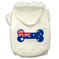 thumbnail image 1 of Sweat à Capuche en Forme d'Os Drapeau Australien pour Animaux Taille TP (8), 1 of 1