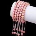 thumbnail image 2 of ORUYROP Massive Beads Natural 8mm Gemstone Bracelets Healing Power Crystal Macrame Adjustable 7-9 Inch, 2 of 4