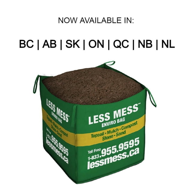 Less Mess Enviro Bag, 1 Cubic Yard Garden and Landscape Bulk Bag Delivered, Top Dressing Blend