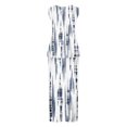 thumbnail image 5 of Mikilon Ensemble Stylé pour Femme 2 Pcs Décontracté Ample Imprimé Camisole Pantalon Long Sans Manches Col Rond Haut/chemise Ensemble Bleu Pâle L, 5 of 5
