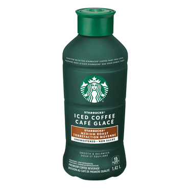 Starbucks Iced Coffee Medium Roast Unsweetened , Bottle