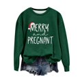 thumbnail image 1 of Birdeem Chandail de Noël pour Femmes Col Rond Imprimé Ample Manches Longues Sans Capuche, 1 of 1