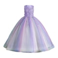 thumbnail image 1 of Robes Formelles pour Ados Sans Manches Robe de Bal pour Tout-Petits Robe en Tulle pour Filles Robe pour Fillette de 7-8 Ans, 1 of 9
