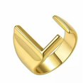 thumbnail image 1 of CUITING Fashion Adjustable Initial Alphabet Letter A-Z Ring Finger Rings Women Jewellery-Silver C, 1 of 9