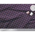thumbnail image 2 of Soimoi Purple Rayon Fabric Blue Star Print Fabric by Yard 56 Inch Wide, 2 of 3